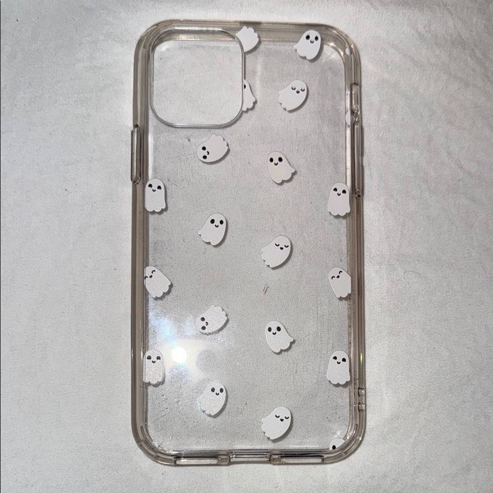 Clear Ghost Pattern Phone Case